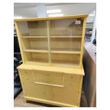 Glass front cabinet 60 x 41 x 17.5 one piece