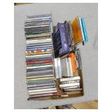CDs and cassettes