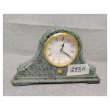 Mantle l clock maybe granite is pretty heavy