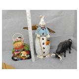 Wood  Easter Bunny and other items
