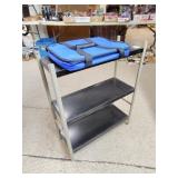Tin shelf 29 x 23x 11 and Pyrex carrier