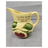 Advertising pitcher  don't see any cracks