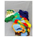 Afghan and other knitted items