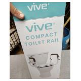New toilet rail