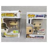Indiana Jones and old man Steve Funko pops