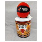 Chicago bulls tin and soft basketball