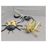 Large plastic insects