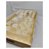37 bubble Glass glasses different sizes