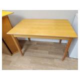 Wood table 28x43x 27.5