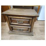 2 dr Wood cabinet 23 x 25 x 16