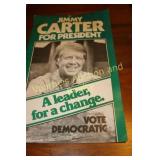 13" x 21" Jimmy Carter for President poster