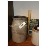 Salt glaze 9.5" jar