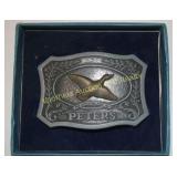 1975 Peters Cartridge division belt buckle