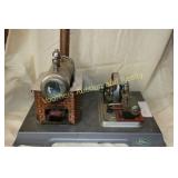 Wilesco (German) steam engine w/drll press,
