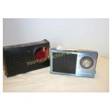 Vintage Precor AM/FM radio w/case