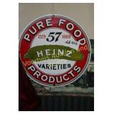 1983 heavy metal Heinz 57 sign