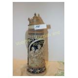 German 2 L beer stein