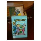 The Jetsons & The Flintstones popup cup dispenser