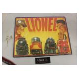 Sealed Lionel Trains Tin Sign