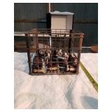 Insulators & metal milk crate