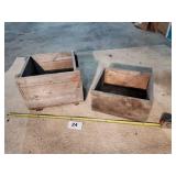 Wood crates