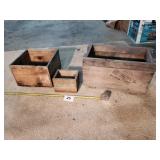 Wood crates