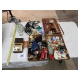 Miniatures, perfume bottles, iron,mixer