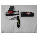Harley Davidson lock blade knife