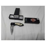 Harley Davidson lock blade knife
