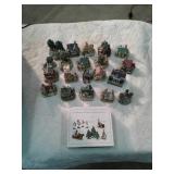 LIBERTY FALLS COLLECTION MINATURES WITH PEWTER