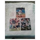 Autograph football and baseball with certificates