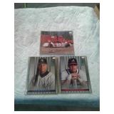 Baseball portraits an autographed NASCAR