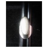 SZ.7 STERLING SILVER RING 9.1GRAMS