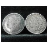 1883-S:1921-S MORGAN SILVER DOLLARS 2 X BID