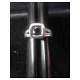 SZ.7 STERLING SILVER RING 7.2GRAMS
