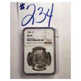 1886 MORGAN SILVER DOLLAR