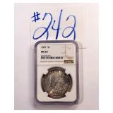 1887 MORGAN SILVER DOLLAR