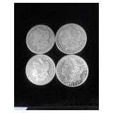 1881-O:1890-O:1902-O:1921-S MORGAN SILVER DOLLAR