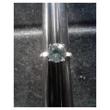 SZ.8 STERLING SILVER RING 3.1GRAMS