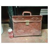 VTG. COWHIDE BRIEFCASE
