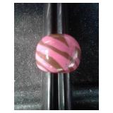 SZ. 5.5 CANDY PINK TIGER RING