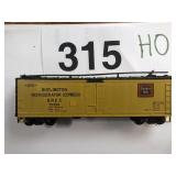 EARLY RAILROAD TRAIN CAR