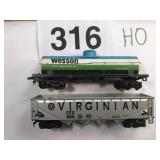 EARLY RAILROAD TRAIN CARS