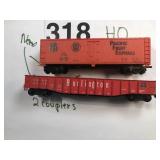 EARLY RAILROAD TRAIN CARS