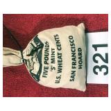 FIVE POUNDS S MINT US WHEAT CENTS