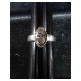 SZ.7.5 STERLING SILVER RING 5.1GRAMS