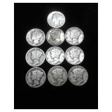 MERCURY SILVER DIMES