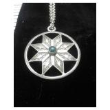 STERLING SILVER NECKLACE 8.9GRAMS