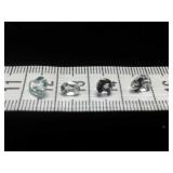 CRYSTAL:AQUAMARINE:AMETHYST CRYSTALS 4 X BID