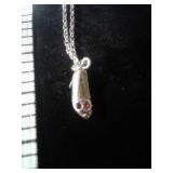 STERLING SILVER NECKLACE 4.3GRAMS